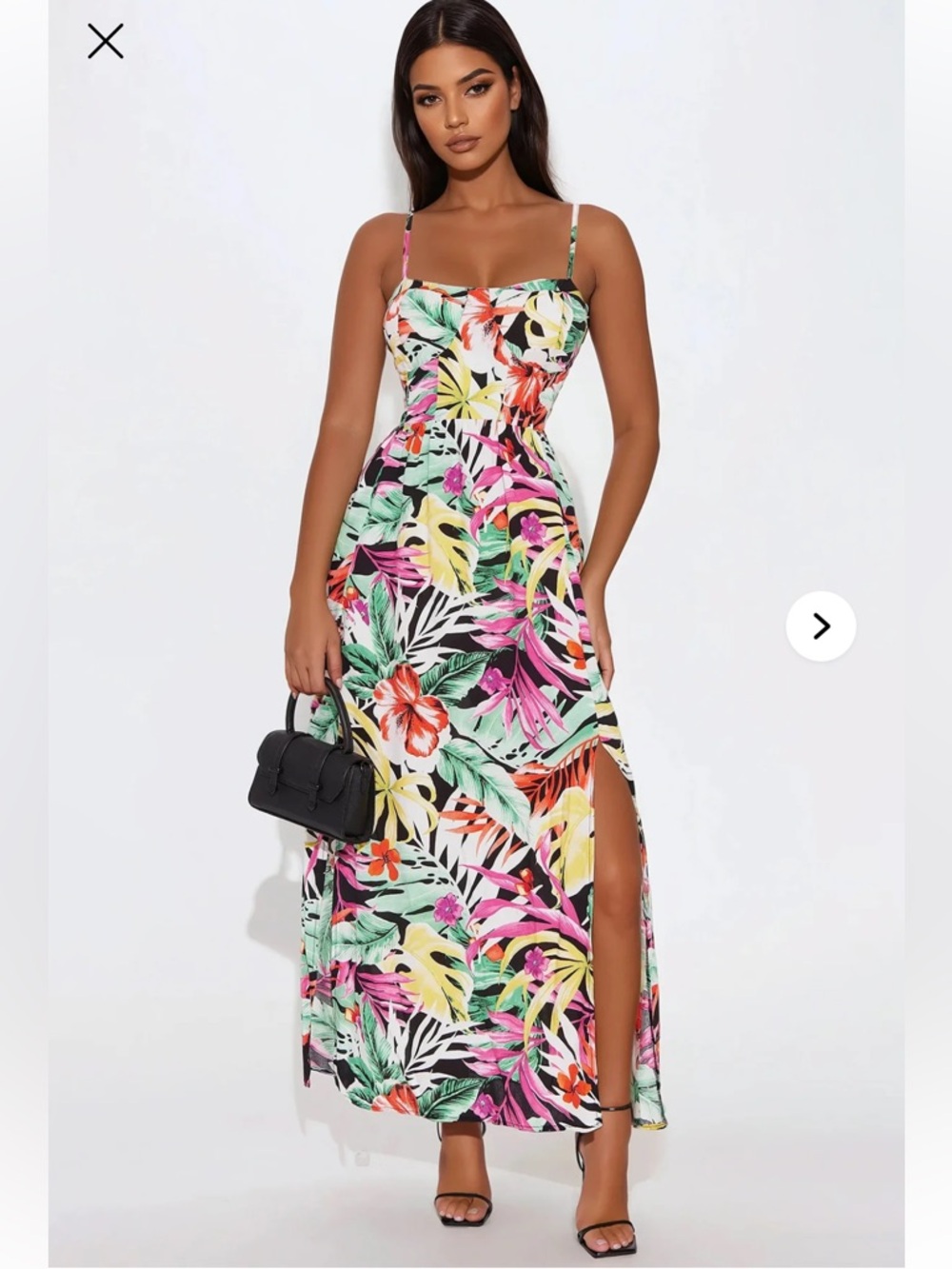 Floral maxi dress